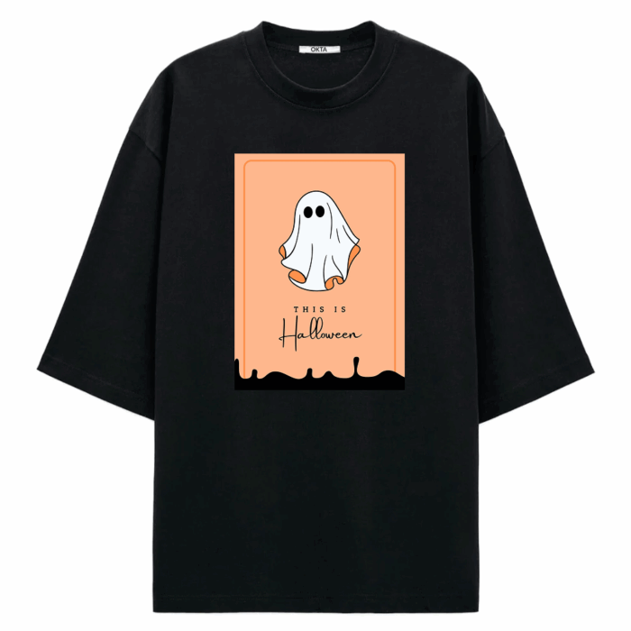 Spooky Halloween Oversized Tee – Unisex Streetwear Edition